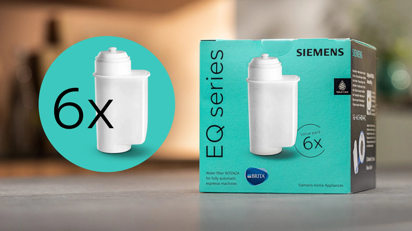 6 x BRITA INTENZA Wasserfilter TZ70063A für Siemens Kaffeevollautomaten