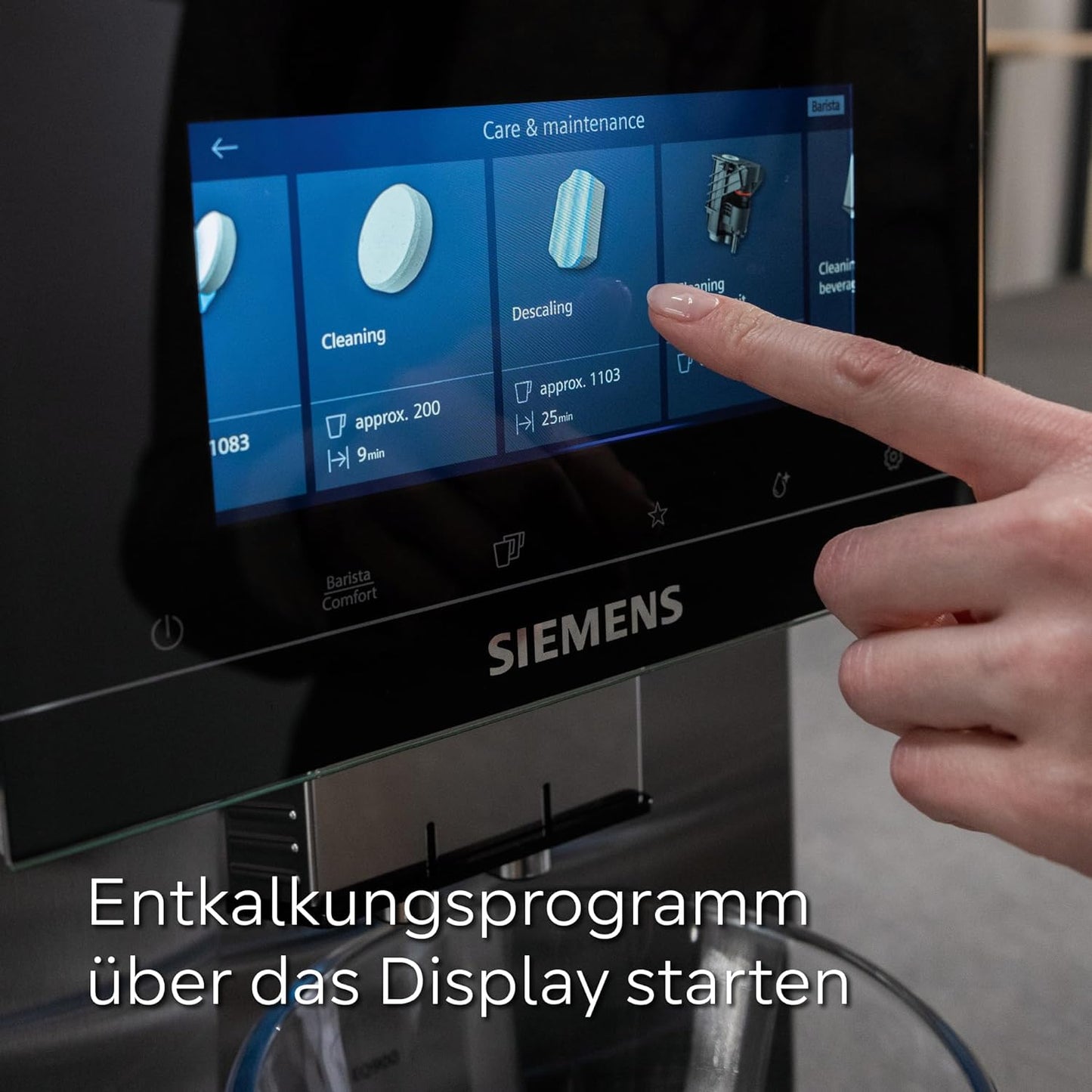 Siemens Entkalkungstabletten TZ80032A - 9 Stück für EQ Kaffeevollautomaten | Schutz & Aroma