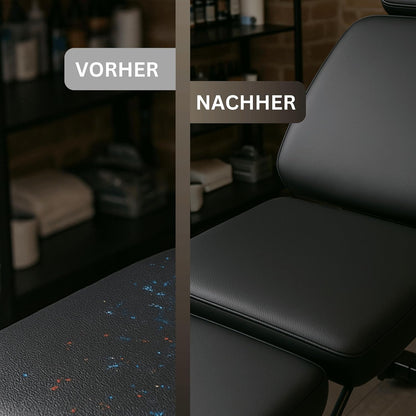 Tattoo-Farben-Entferner | Spezialreiniger für Tattoo-Stühle, Arbeitsflächen & Böden | Entfernt Tattoo-Farbe von Vinyl, Kunststoff & Kunstleder | Spezial-Löser für Tattoo-Inks (1x 500ml)