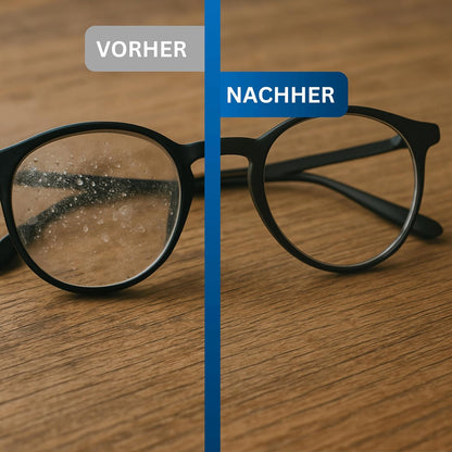 Display- & Brillen-Reiniger | Spezial-Reiniger für streifenfreie Sauberkeit auf Brillen, Smartphones, Tablets, Laptops & Displays | Für unterwegs & zuhause | Made in Germany (2x 125ml)