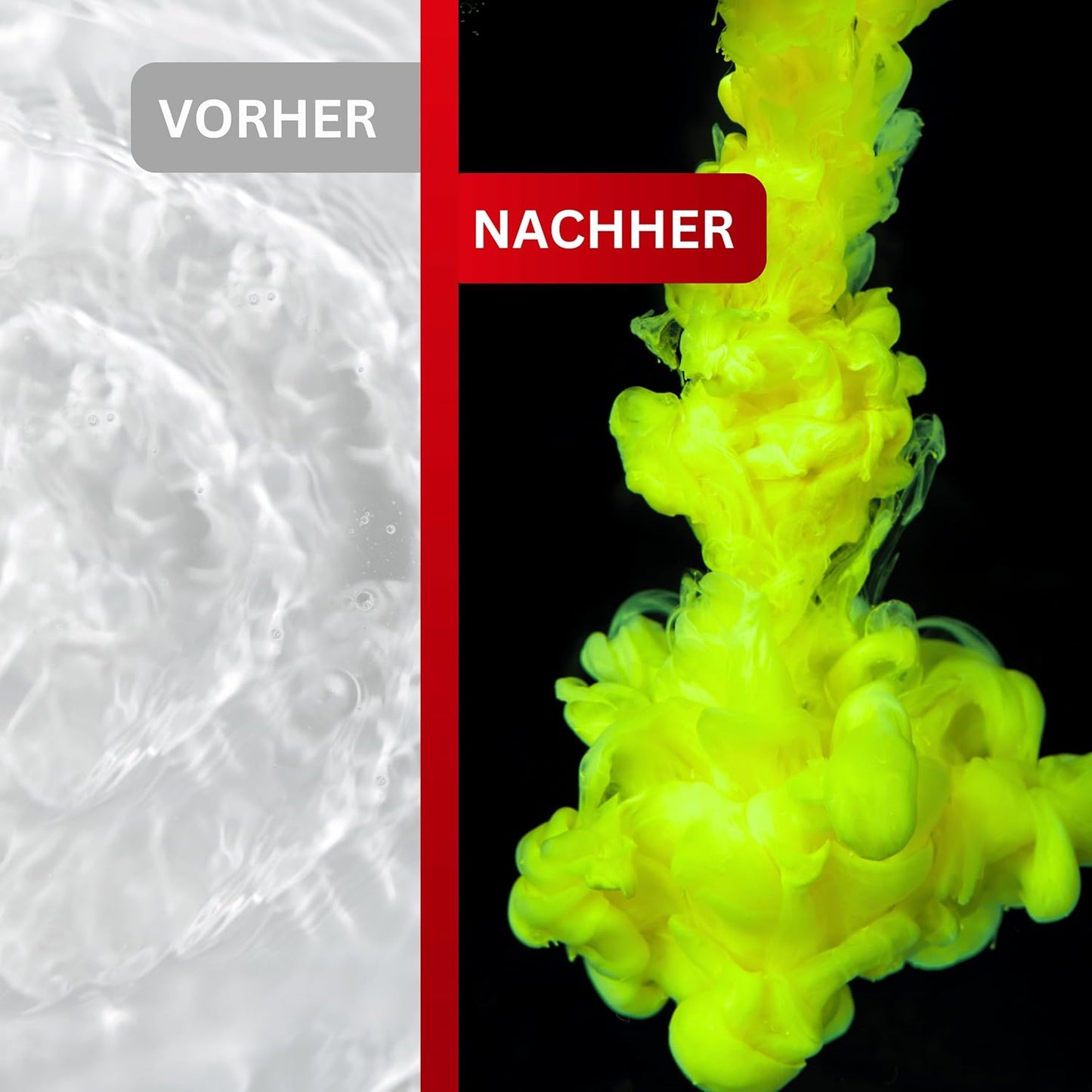 Uranin Wasser-Färbemittel in Pulverform | Hochwirksames Wasser-Färbemittel zur Leckortung, Leckageortung, Dichtheitsprüfung | Fluorescein als Markierungsfarbstoff | Sehr ergiebig (4x 100 g)