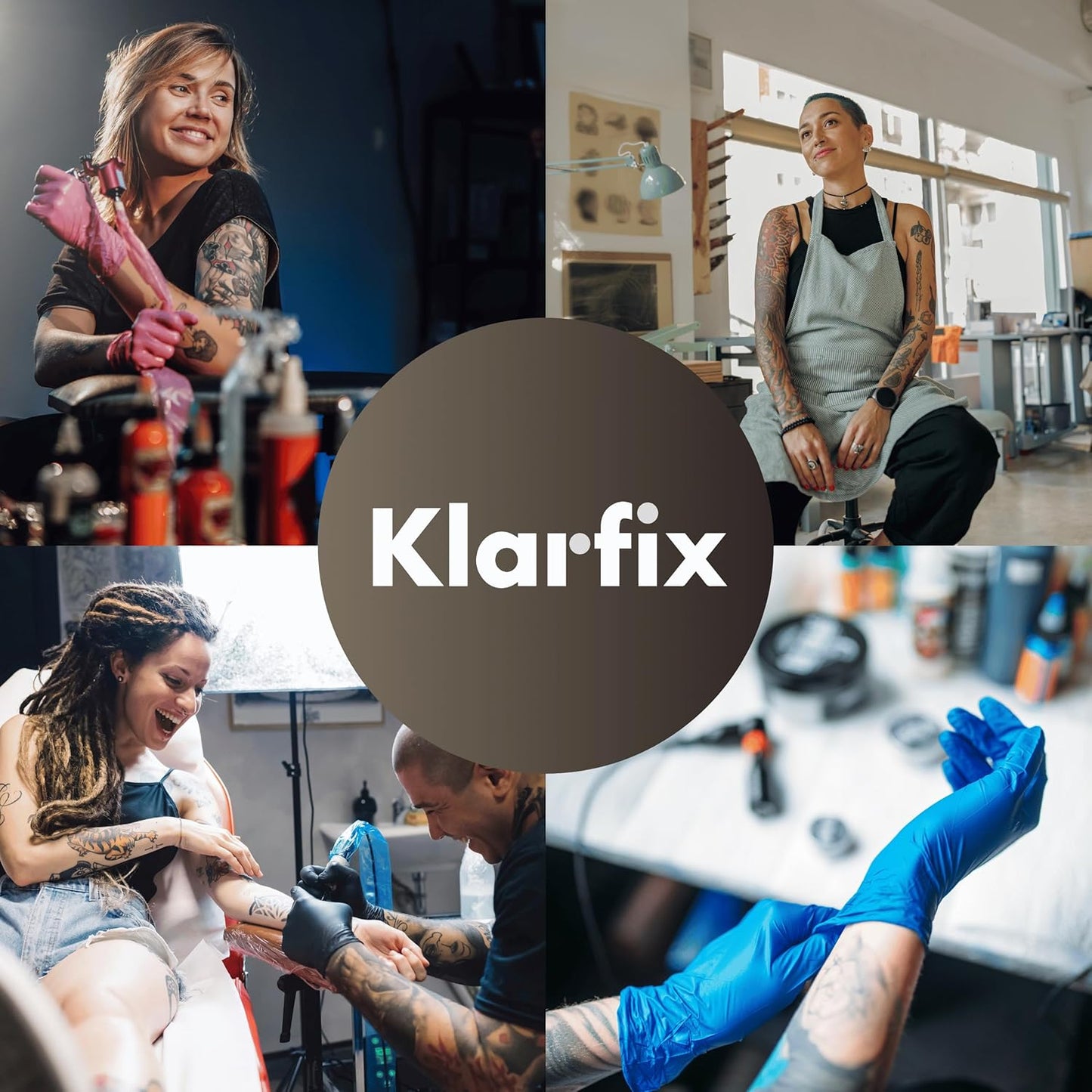 Tattoo-Farben-Entferner | Spezialreiniger für Tattoo-Stühle, Arbeitsflächen & Böden | Entfernt Tattoo-Farbe von Vinyl, Kunststoff & Kunstleder | Spezial-Löser für Tattoo-Inks (1x 500ml)