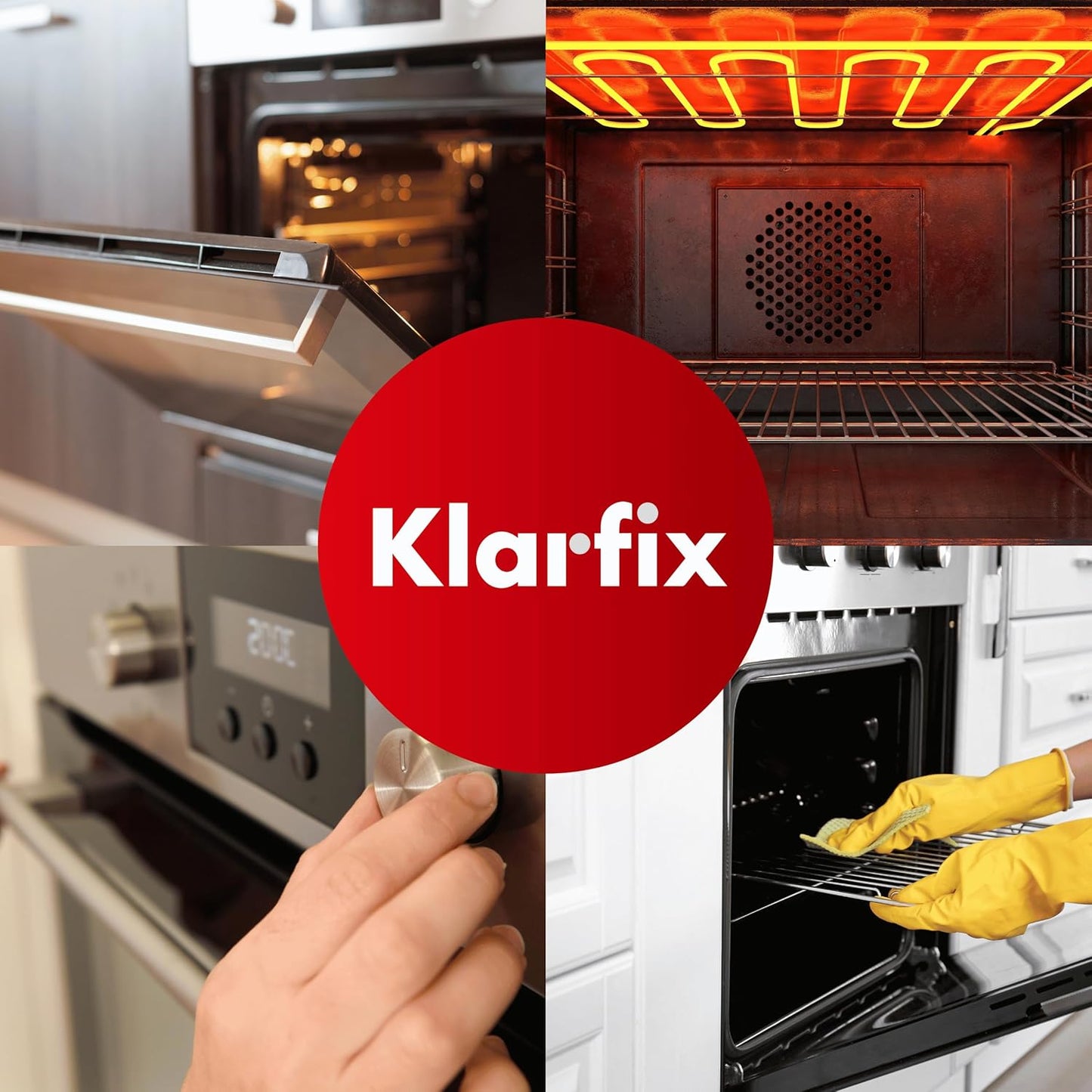 Backofenreiniger | Intensivreiniger gegen Fett, Eiweiß & Verkrustungen | Für Backöfen, Herdplatten, Dunstabzugshauben & Grills | Schonend zu Edelstahl & Emaille | Made in Germany (1x 500ml)