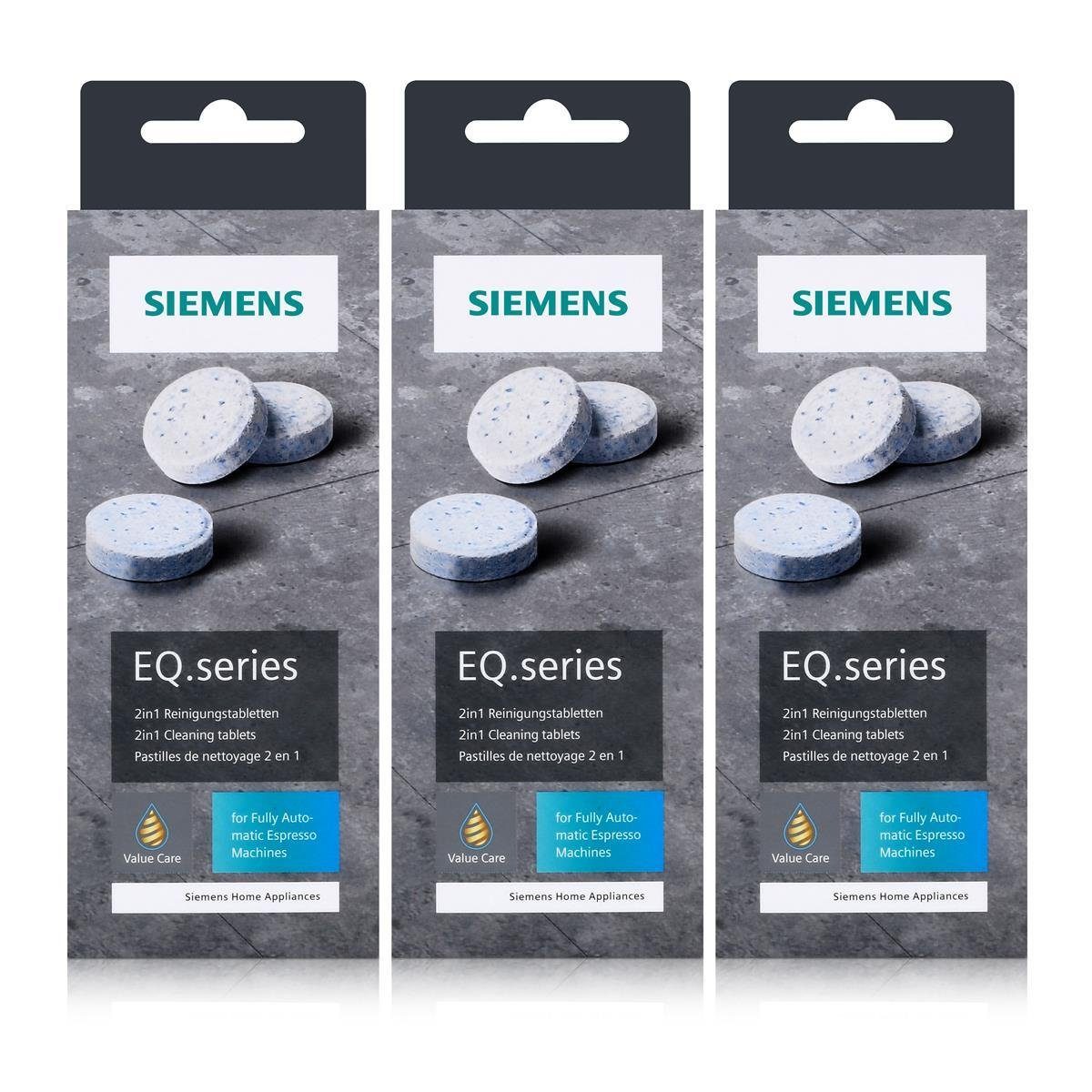[Paket] Siemens TZ80001N: 30 Reinigungstabletten für alle EQ. Series Kaffeevollautomaten