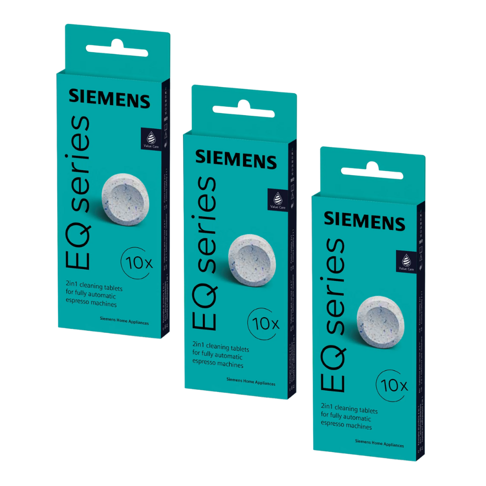 [Paket] Siemens TZ80001N: 30 Reinigungstabletten für alle EQ. Series Kaffeevollautomaten