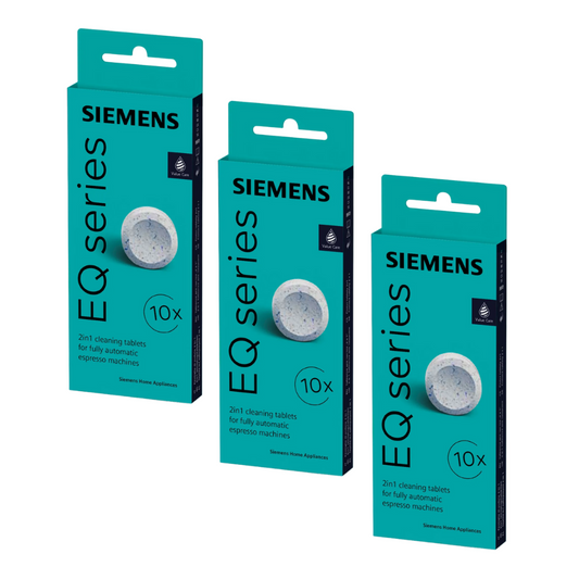 [Paket] Siemens TZ80001N: 30 Reinigungstabletten für alle EQ. Series Kaffeevollautomaten