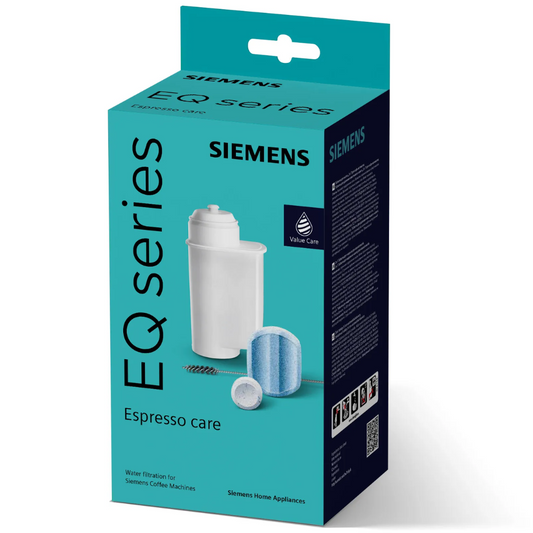 SIEMENS TZ80004 Pflegeset: Reiniger & Entkalker für Kaffeevollautomaten mit Brita Intenza Filter