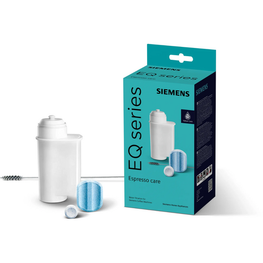SIEMENS TZ80004 Pflegeset: Reiniger & Entkalker für Kaffeevollautomaten mit Brita Intenza Filter