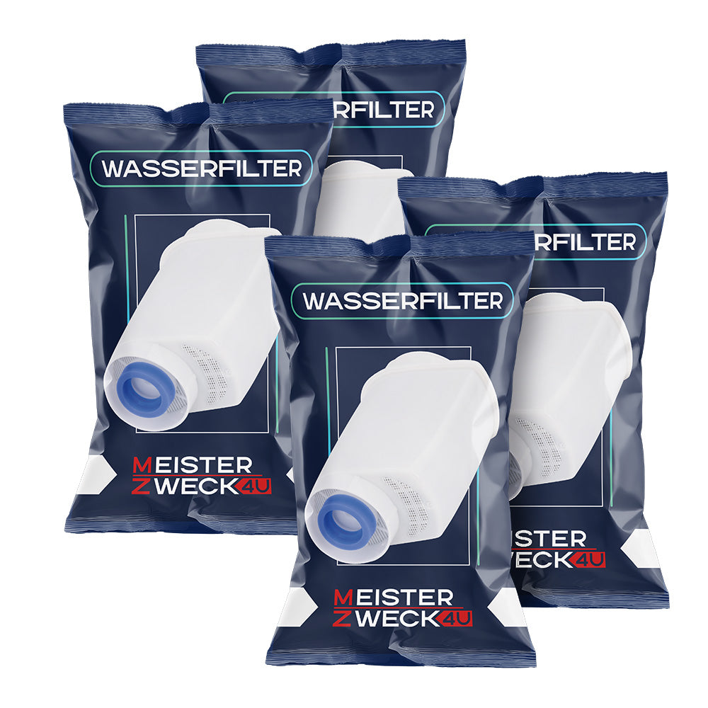 MEISTERZWECK4U Wasserfilter kompatibel mit Siemens EQ, Bosch Supresso, Neff & Gaggenau - Brita Intenza kompatibel | Kalkschutz & Geschmacksoptimierung für Kaffeevollautomaten