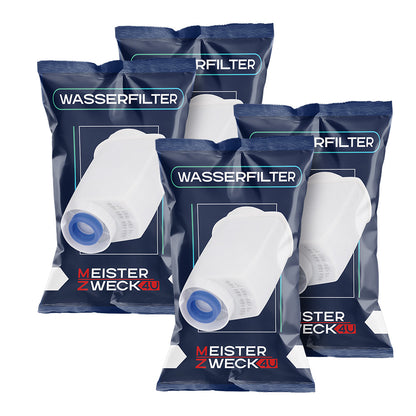 MEISTERZWECK4U Wasserfilter kompatibel mit Siemens EQ, Bosch Supresso, Neff & Gaggenau - Brita Intenza kompatibel | Kalkschutz & Geschmacksoptimierung für Kaffeevollautomaten