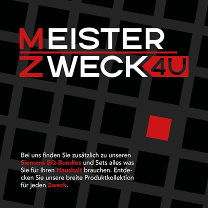[Paket] MEISTERZWECK4U Pflegeset Kaffeevollautomaten – 3x Wasserfilter, 2x Entkalkungstabletten, 1x Reinigungstabletten, Reinigungsbürste – Reinigungsset für Kaffeevollautomaten von Siemens, EQ Series, Bosch